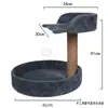 Comércio Exterior Atacado Arranhador de Gato Cama de Gato Árvore de Gato Integrada Poste Arranhador de Gato Casa Apartamento Pequeno Economizador de Espaço Prateleira de Gato de Sisal