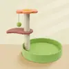 Nido para Gatos, Tabla Rascadora Cálida de Invierno para Gatos, Nido para Gatos, Marco Vertical de Sisal Resistente al Desgaste y que No Suelta Pelo para Trepar Gatos, Juguetes y Suministros para Gatos