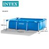 Piscina rectangular de soporte INTEX piscina redonda para niños piscina familiar exterior privada piscina grande para adultos venta al por mayor