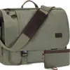 Bolso Bandolera para Hombre de Exterior Impermeable para Portátil Bolso de Hombro Maletín de Trabajo Bolso de Hombro Casual de Negocios