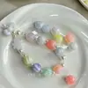 Cuentas Luminosas de Calabaza con Purpurina Fina de Dos Colores de 16 mm Hechas a Mano para Bricolaje/Cadena de Teléfono Móvil Llavero con Cuentas Accesorios para Colgar en Bolsos