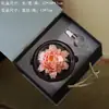 Cerámica No Hereditaria Amasado a Mano Flor de Porcelana Flor de Peonía Expansor Adornos para Sala de Té Decoración de Interiores Incienso para Coche Regalo de Acompañamiento