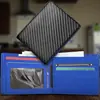 Carteira curta estilo japonês com múltiplos porta-cartões, carteira de couro anti-roubo RFID, carteira masculina com janela de identificação de grande capacidade