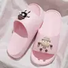 Pantuflas de briquetas de carbón para mujer, de verano, para exterior, de una tira, para mujer, estilo nuevo, pantuflas de EVA, suela suave, sandalias para casa, sandalias para hombre, para mujer