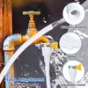Tubo de extensão de mangueira de água externa para torneira transfronteiriça, mangueira flexível, tubo de saída de água doméstico, mangueira de chuveiro de jardim, tubo de PVC de conexão rápida