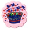 Lindo Portalápices de Dibujos Animados de Pastel de Cumpleaños Portajoyas Parche Adhesivo Suave de PVC Bolígrafo de Bola DIY Bolígrafo Neutro Set de Bolígrafos Set Decorativo