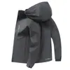 Chaqueta Cortavientos Fina para Hombre, Chaqueta Cortavientos Impermeable Transpirable de una Sola Capa Engrosada Talla Grande para Mujer, Ligera