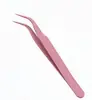 Pinça Curva de Aço Inoxidável para Colheita de Feijão Mais Precisa, Pinças para Nail Art, Pinças para Miçangas, Pinças Pequenas para DIY com Pontas Extra Afiadas