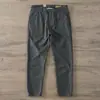 Pantalones de Trabajo Casuales Gruesos con Forro Polar para Invierno, Cálidos y Resistentes al Frío para Hombre, Pantalones de Pierna Recta Sueltos de Algodón Puro Lavado Vintage para Hombre