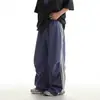 Nuevos Pantalones Casuales de Bordado de Letras Estilo Transfronterizo para Mujer, Casual de Calle Holgados de Pierna Ancha Versátiles Rectos