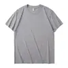Camiseta de Algodón Manga Corta para Hombre Verano Transpirable Cuello Redondo Camiseta Deportiva Exterior Color Sólido Ropa de Trabajo Comercio Exterior Mayorista