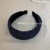 Diadema Retro Estilo Chino Nuevo Floral Cepillado Borde Ancho Sensación de Alta Gama Para Usar Afuera Viajes Estilo Artístico Presionando el Cabello Diadema Accesorios para el Cabello para Mujeres