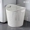 Cesto de roupa suja cesto de roupas brinquedos cesta de armazenamento doméstica plástico oco banheiro cesta de lavanderia cesta de armazenamento de roupa suja