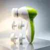 Dispositivo de limpieza facial cinco en uno al por mayor transfronterizo, lavador facial eléctrico, cepillo limpiador facial, dispositivo de limpieza facial, dispositivo de belleza con masaje, regalo