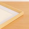 Marco de fotos grande de madera maciza, marco de fotos de caligrafía en blanco, obras pintadas a mano, marco montado para hacer marcos de fotos de cualquier tamaño para colgar en la pared.
