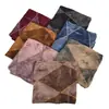Bufanda de estilo coreano para otoño e invierno, geométrica simple, nuevo estampado, hilo de seda, moda 2023, bufanda, chal, en stock, suministro
