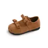 Sapatos de Couro Francês para Meninas 2026 Outono Novo Estilo Versão Coreana Sapatos de Princesa Plissados com Laço para Crianças Sapatos de Salto Baixo Retrô Tendência