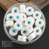 Cuentas Espaciadoras de Colores Ojo de Diablo Cuentas de Cerámica Pulsera Materiales DIY Accesorios para Joyería Cadena para Teléfono Cuentas Sueltas