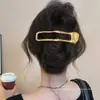 Pinza plana para el cabello que no lastima la parte posterior de la cabeza, adecuada para mujeres con cabello fino, pinza de cocodrilo elegante y exquisita, pasador versátil