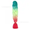 Fibra química de tres colores, cuatro colores, cinco colores, degradado, seda de alta temperatura, trenza grande, trenza jumbo, trenza burbuja, material para trenzas de cabello