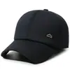 Sombrero para hombres de mediana edad y ancianos, gorra de béisbol con protección para las orejas para invierno, estilo nuevo, para padre mayor, abuelo, cálido, con felpa, gorra de pico de pato