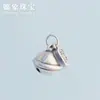 (Sin Sonido) 9993D Plata Dura Naifu Cascabel Pequeño Colgante Unido Colgante Joyería Hecha a Mano Materiales para Manualidades Accesorios
