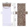 Nueva funda de microfibra para silla de playa, toalla reclinable, bolsa de toalla de playa, impresión digital 3D, serie leopardo, funda para silla
