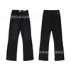 Estilo Americano de Moda Marca Gallery Dept Nuevos Jeans Lavados con Costuras Desgastadas y Salpicaduras de Tinta Pintados a Mano Pantalones Versátiles