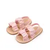 Sandalias para Bebé, Zapatos de Verano Suaves, Antideslizantes para Niños Pequeños, para Bebés y Niños Pequeños de 0 a 1 Año, Transpirables y Anticaídas