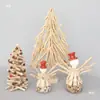 Jardín de Infancia Hogar Creativo Pastoral Bosque DIY Hecho a Mano Ramas de Madera a la Deriva Palos de Madera y Adornos de Virutas de Madera