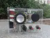 Rádio de Tubo Eletrônico DC Ondas Médias e Curtas Três Bandas Kit de Rádio de Tubo Eletrônico Duas/Três Bandas
