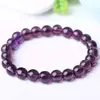 Pulseira de ágata sintética 8MM moda masculina e feminina pulseira de cristal fabricantes de presentes promocionais para feiras atacado