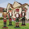 Nuevo letrero de suelo navideño con diseño de cachorro Grinch, letrero impermeable para césped de fiesta al aire libre, jardín