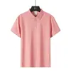 Camiseta Polo de Manga Corta para Hombre Verano Solapa de Polo Negocios Fresca Moda Tendencia Secado Rápido Transpirable Absorbente de Sudor Deportes al Aire Libre