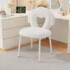 Crema de Maquillaje Tocador de Habitación de Niña Tocador de Celebridad de Internet Silla con Respaldo Silla Simple de Hogar para Manicura
