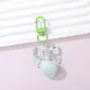 Llavero Colgante de Lazo de Lunares Multiestilo Pompones DIY Accesorio Versátil para Viajero Colgante para Bolso