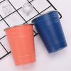 Vaso de Cerveza de Acero Inoxidable 304 Prensado de Una Sola Capa Portátil para Exteriores Vaso para Leche Doméstico Resistente a Caídas Conveniente Vaso para Enjuague Bucal para Niños