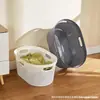Cesta de Ropa Sucia de Plástico Tamaño Grande Cesta de Almacenamiento de Ropa Sucia Cesta de Lavandería para el Hogar Cesta de Almacenamiento de Gran Capacidad Caja de Almacenamiento para Snacks