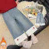 Jeans con Forro de Felpa Elegantes para Niñas Otoño e Invierno 2025 Nuevos Pantalones Rectos para Niños Pantalones Casuales de Felpa para Bebés
