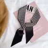 Bufanda de Seda Elegante Versátil para Primavera y Verano Banda para el Cabello Pequeña Larga para Mujer Cinta para Atar Bolsa Cinta Bufanda Decorativa