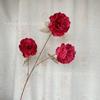 Nova flor artificial 3 cabeça Luoyang peônia casamento salão de casamento teto estrada alta chumbo flor decorativa exportação