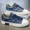Zapatos de Lona para Hombre Primavera y Verano Nuevos Transpirables de Moda Zapatos de Mezclilla Rasgados Estilo Coreano Tendencia Casual Zapatos de Skateboard Modelo para Hombre