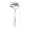 Acero Inoxidable 304 Cuchara Infantil Cara Sonriente de Dibujos Animados Cuchara para Comida de Bebé Tenedor Creativo para Frutas y Postres Cuchara para Comer en Casa