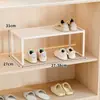 Panel divisor de zapatero expandible, herramienta mágica para guardar zapatos, divisor de zapatero, panel divisor de almacenamiento de armario, estante de soporte para zapatos