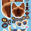 8 Peças/Conjunto de Colagens Fofas de Gatos, Materiais Artesanais e Não Repetitivos para Decoração de Capa de Celular e Diário para Cadernos