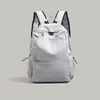 Mochila unisex simple para hombres y mujeres, adecuada para estudiantes de secundaria y preparatoria, bolsa de viaje de gran capacidad, mochila para mujer
