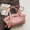 2025 Nuevo Caliente Alta Gama Sentido Patrón Lichi Portátil Plegado Bolso Cubo Moderno Todo-Combinación Estilo Occidental Cruzado Bolso para Mujer