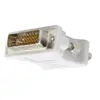 Adaptador de metal con tornillo DVI a VGA DVI24 +5 a VGA 15p interfaz macho a hembra tarjeta gráfica monitor