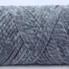 Hilo de Chenilla Brillante Peludo de Tres Hebras, Hilo para Zapatos de Ganchillo, Lana Gruesa para Tejer Suéteres, Bufandas, Gorros