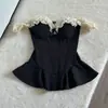Top Preto Strapless Justo Estilo Desejo Puro com Acabamento Franzido